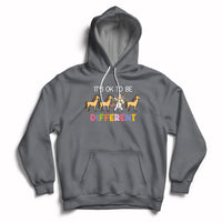 Autism Awareness Acceptance It's Ok To Be Different Unicorn Hoodie - Wonder Print Shop