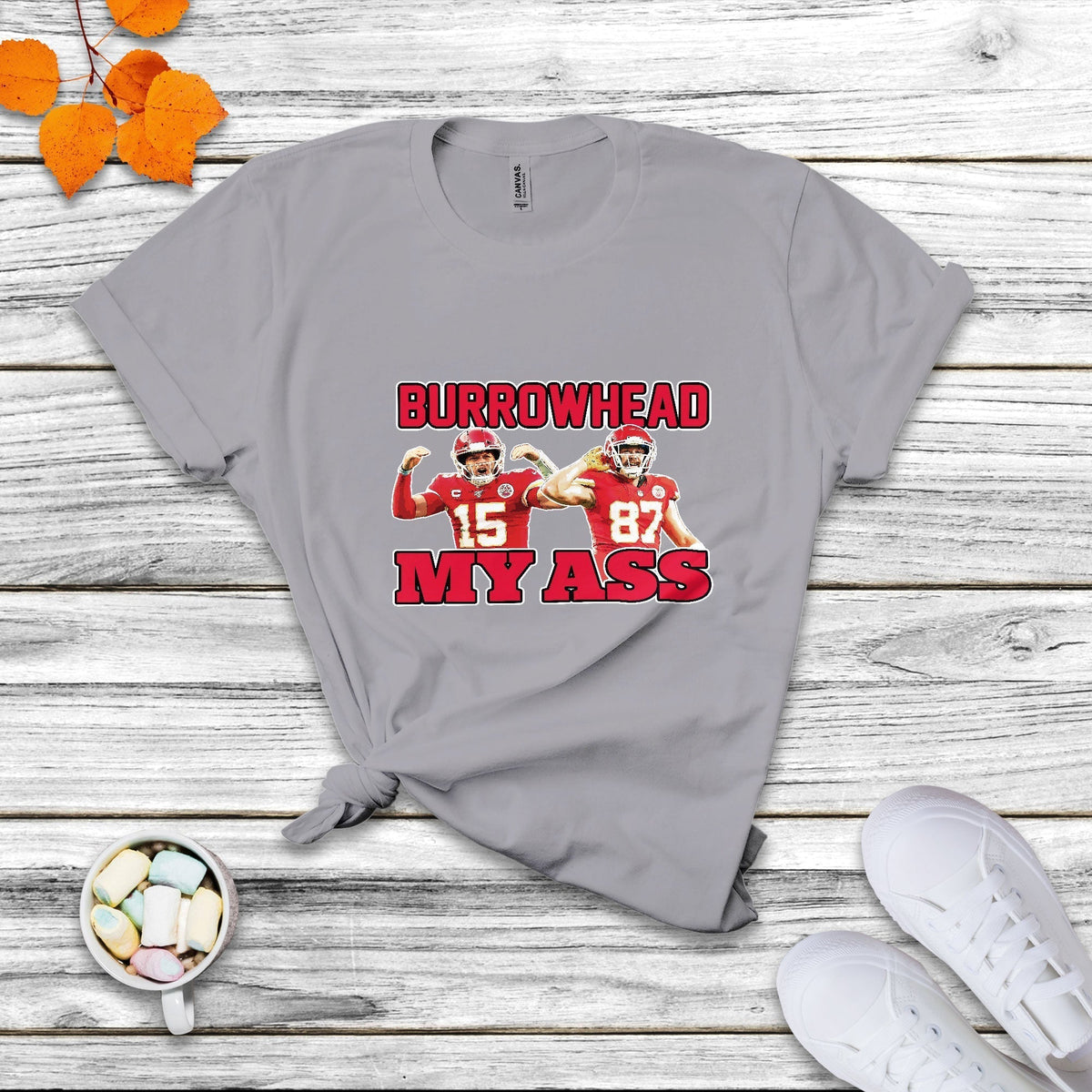 Funny Mock Sarcastic Burrowhead My Ass T Shirt - Wonder Print Shop