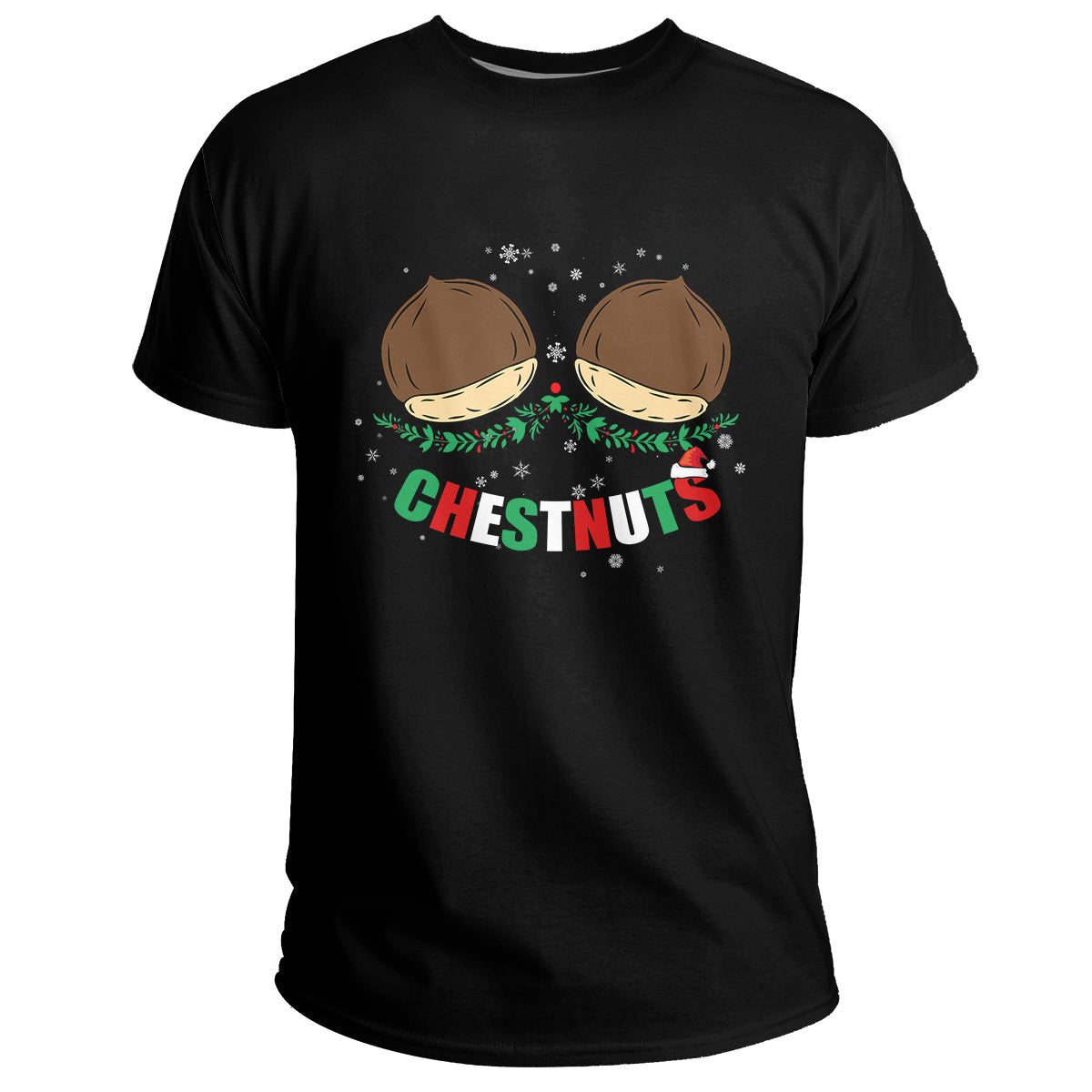 Chestnuts Christmas Holiday Matching Couple Chestnuts, Christmas T Shirt - Wonder Print Shop