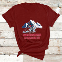 Never Underestimate An Old Man On Skis Funny Skiing Skier T Shirt - Wonder Print Shop