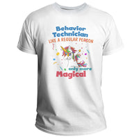 Behavior Technician Magical Behavioral Tech RBT, Awareness T Shirt - Wonder Print Shop