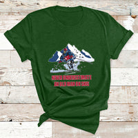 Never Underestimate An Old Man On Skis Funny Skiing Skier T Shirt - Wonder Print Shop