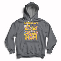 Retro Groovy Somebody's Loud Mouth Mom Funny Hoodie - Wonder Print Shop