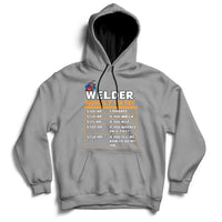 Welder Hourly Rate Funny Welding Worker For Mens Womens Hoodie - Wonder Print Shop