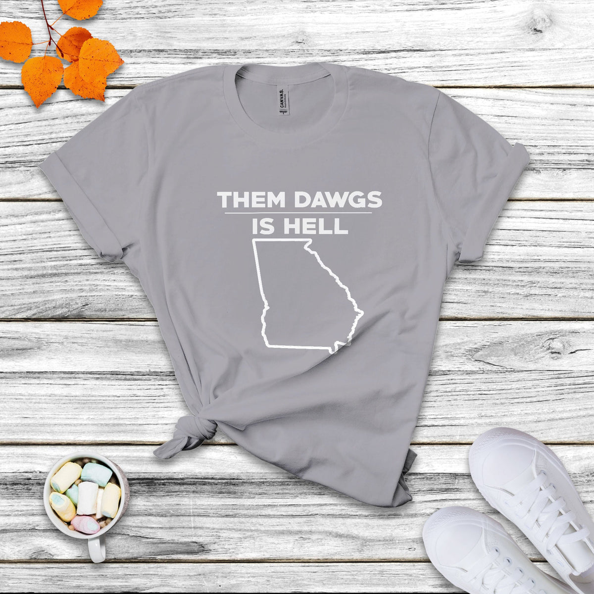 Funny Them Dawgs Is Hell Georgia Sarcasm T Shirt - Wonder Print Shop