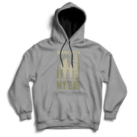 Veterans Day graphic pullover hoodie, light gray with front pocket and drawstring