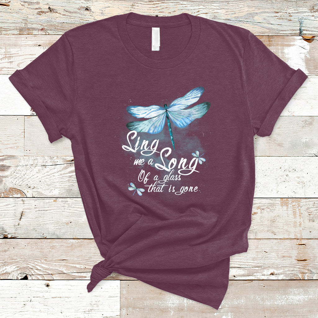 Dragonfly Shirt Sing Me A Song Of A Lass That Is Gone Soul Spirit T Shirt - Wonder Print Shop