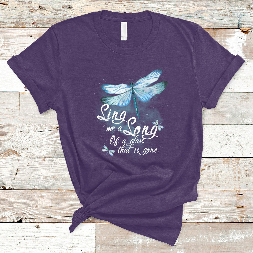 Dragonfly Shirt Sing Me A Song Of A Lass That Is Gone Soul Spirit T Shirt - Wonder Print Shop