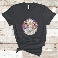 Find Someone Who Grows Flowers In The Darkest Part Of You Skeleton T-Shirt - Wonder Print Shop