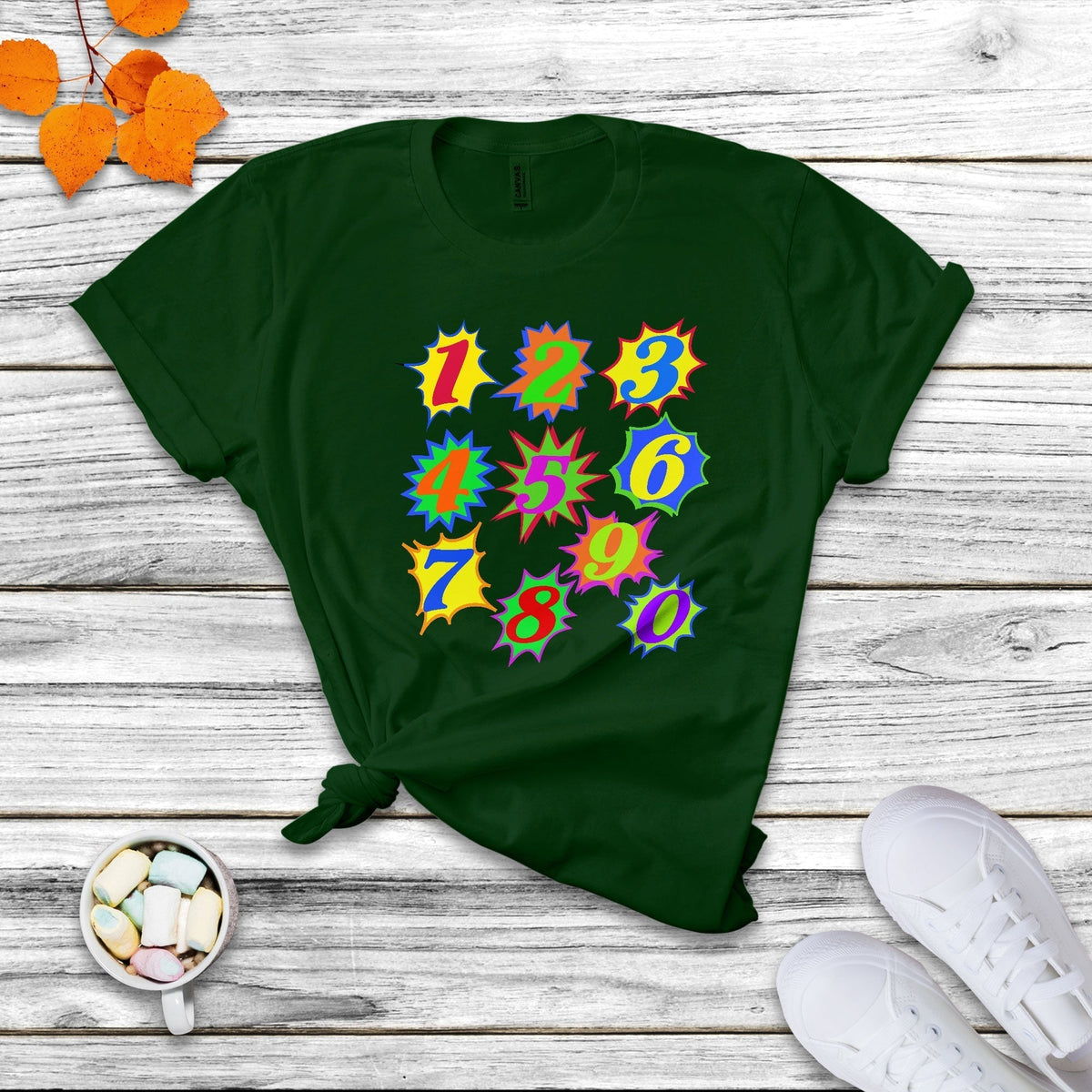 Number Day Math Day Numbers Costume Let's Have Fun With The Numbers T Shirt - Wonder Print Shop