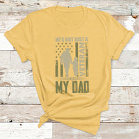 He Is My Veteran Dad American Flag Veterans Day T Shirt - Wonder Print Shop