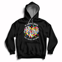 Autism Awareness Be Kind Heart Autistic Support Inclusion Hoodie - Wonder Print Shop