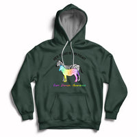 Her Fight Is My Fight Rare Disease Awareness Support Rare Warrior Rainbow Zebra Hoodie - Wonder Print Shop