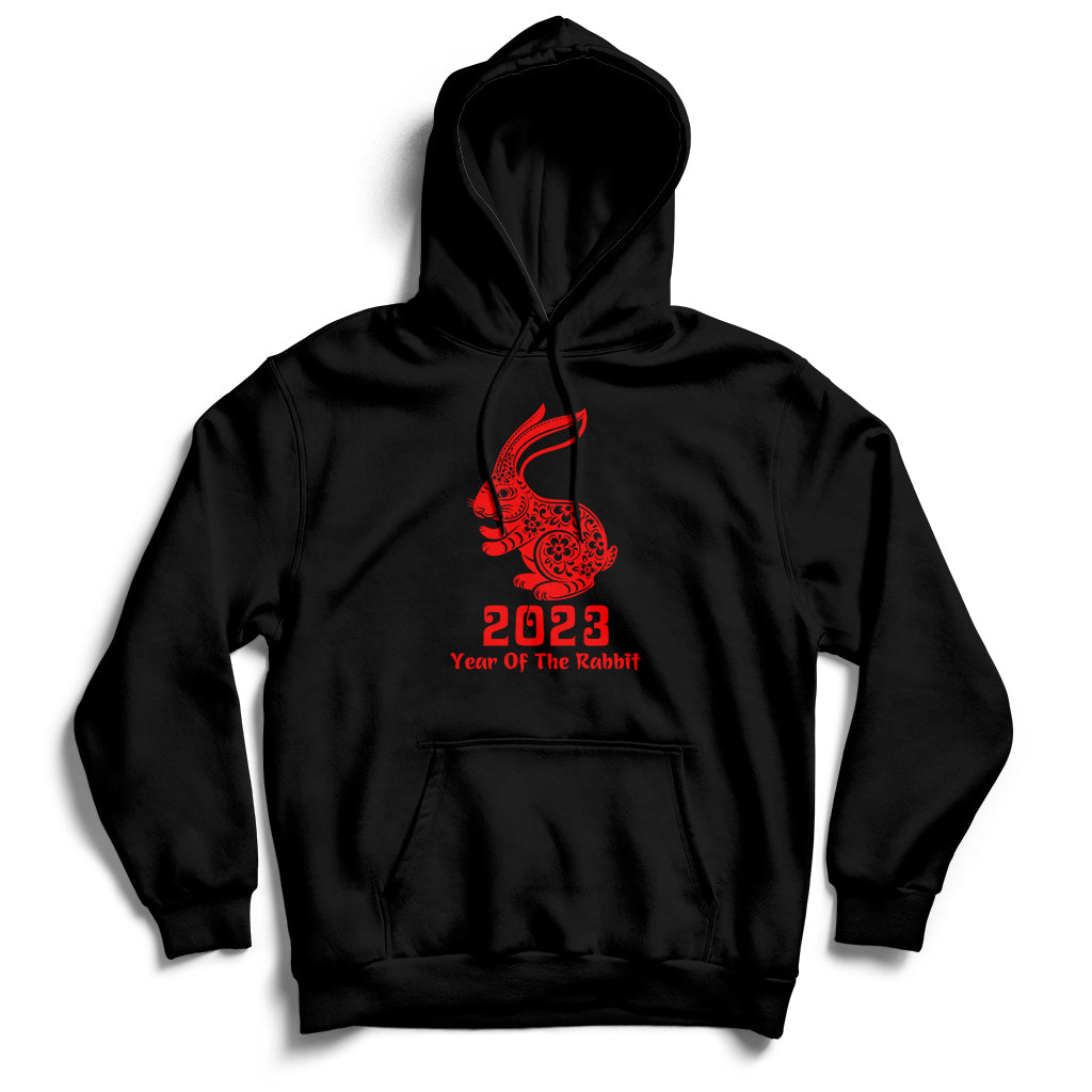 Happy Chinese New Rabbit Year 2023 Year Of The Rabbit Hoodie - Wonder Print Shop