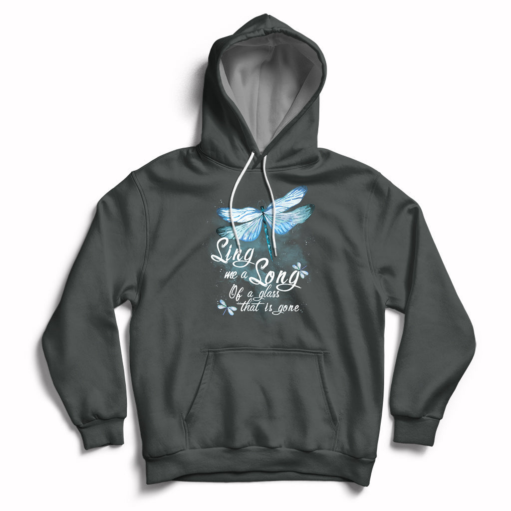Dragonfly Sing Me A Song Of A Lass That Is Gone Soul Spirit Hoodie - Wonder Print Shop