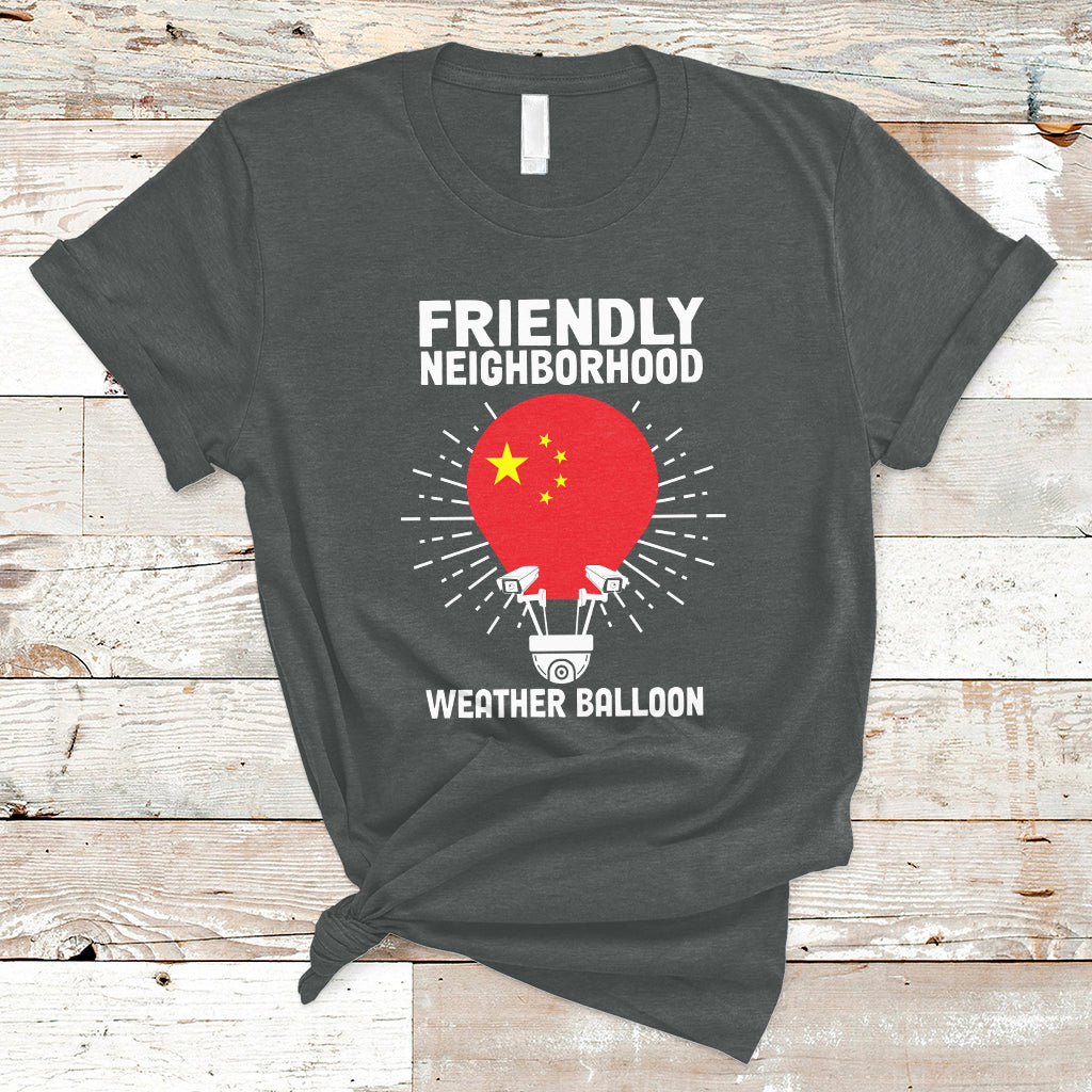 Sarcastic Chinese Friendly Neighborhood Weather Balloon Spy T-Shirt - Wonder Print Shop