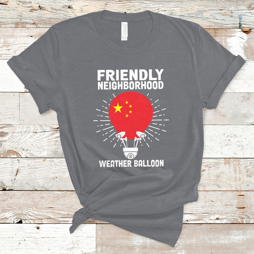 Sarcastic Chinese Friendly Neighborhood Weather Balloon Spy T-Shirt - Wonder Print Shop