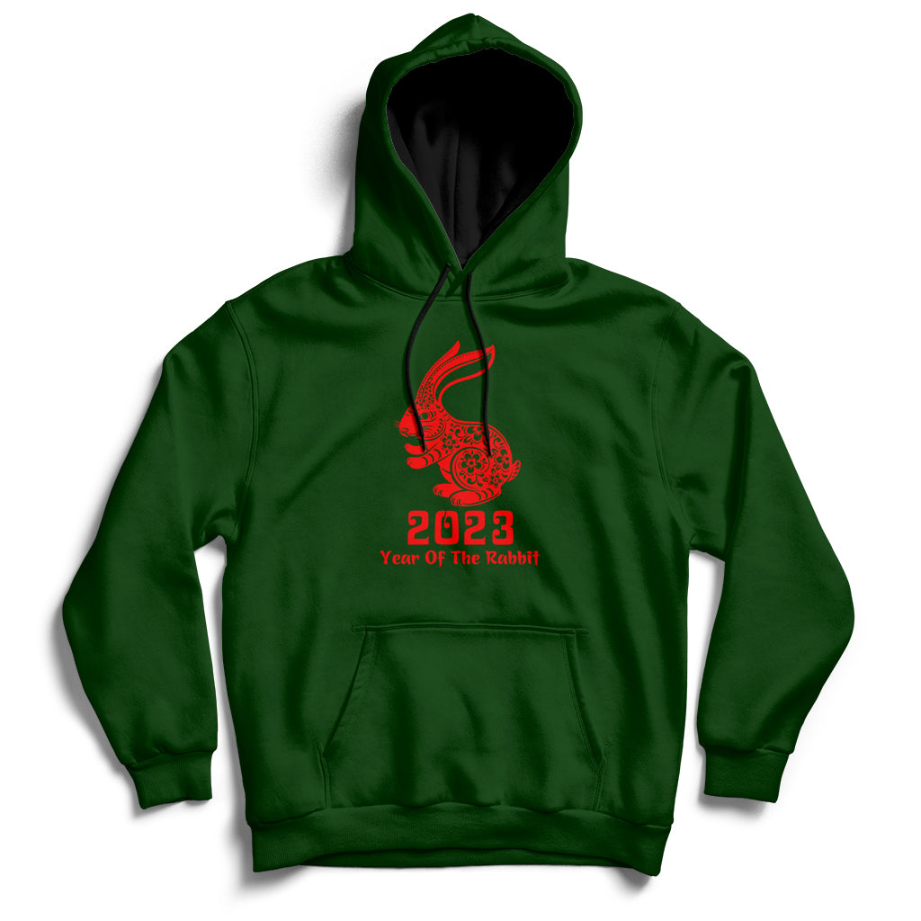 Happy Chinese New Rabbit Year 2023 Year Of The Rabbit Hoodie - Wonder Print Shop