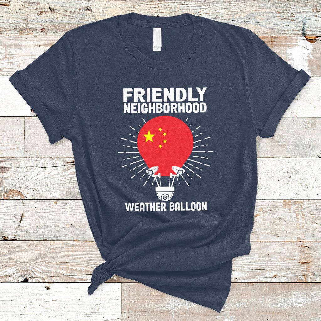 Sarcastic Chinese Friendly Neighborhood Weather Balloon Spy T-Shirt - Wonder Print Shop