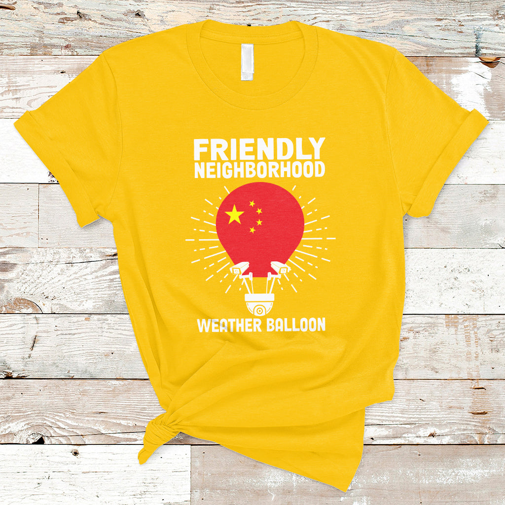 Sarcastic Chinese Friendly Neighborhood Weather Balloon Spy T-Shirt - Wonder Print Shop