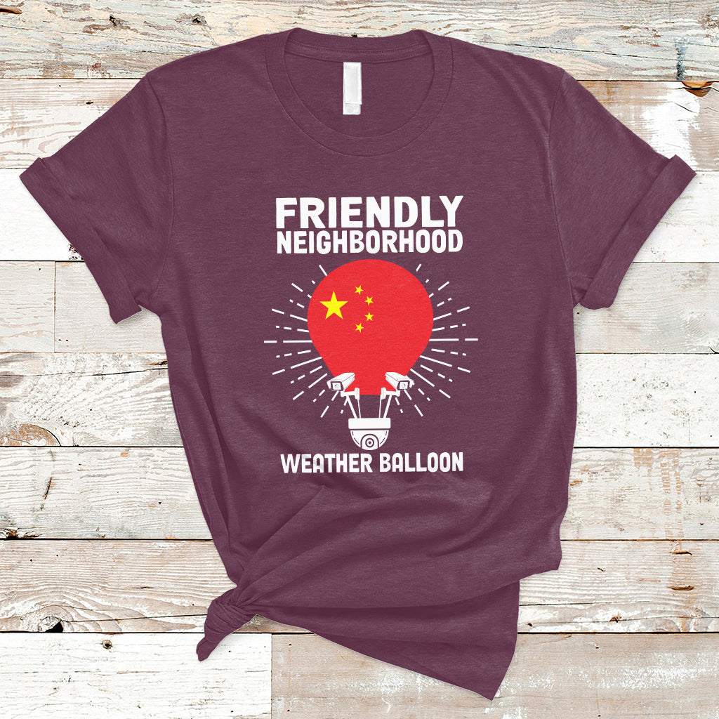 Sarcastic Chinese Friendly Neighborhood Weather Balloon Spy T-Shirt - Wonder Print Shop