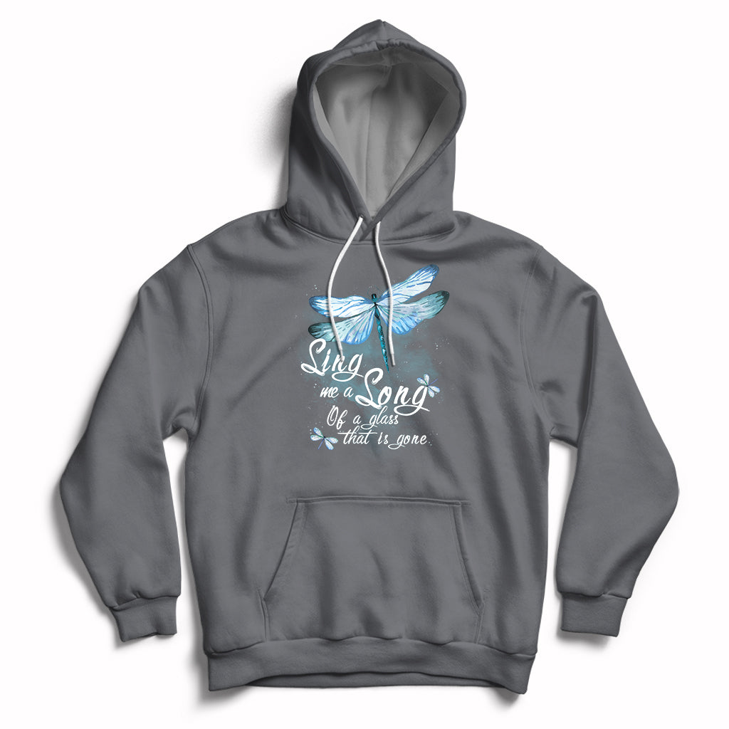 Dragonfly Sing Me A Song Of A Lass That Is Gone Soul Spirit Hoodie - Wonder Print Shop