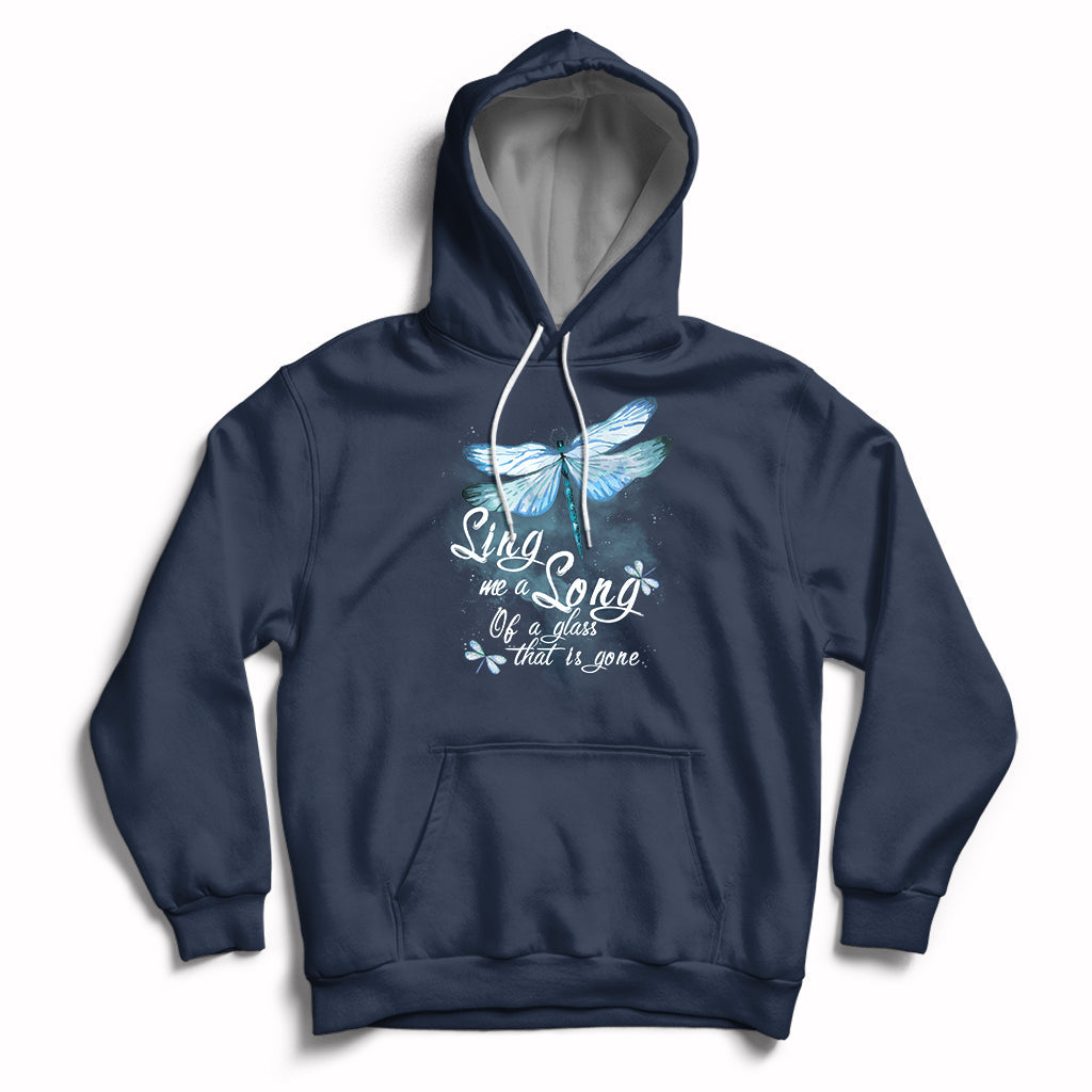 Dragonfly Sing Me A Song Of A Lass That Is Gone Soul Spirit Hoodie - Wonder Print Shop