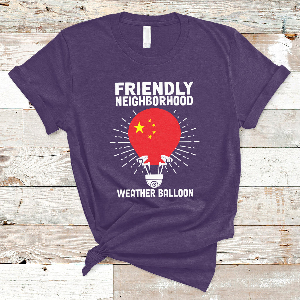 Sarcastic Chinese Friendly Neighborhood Weather Balloon Spy T-Shirt - Wonder Print Shop