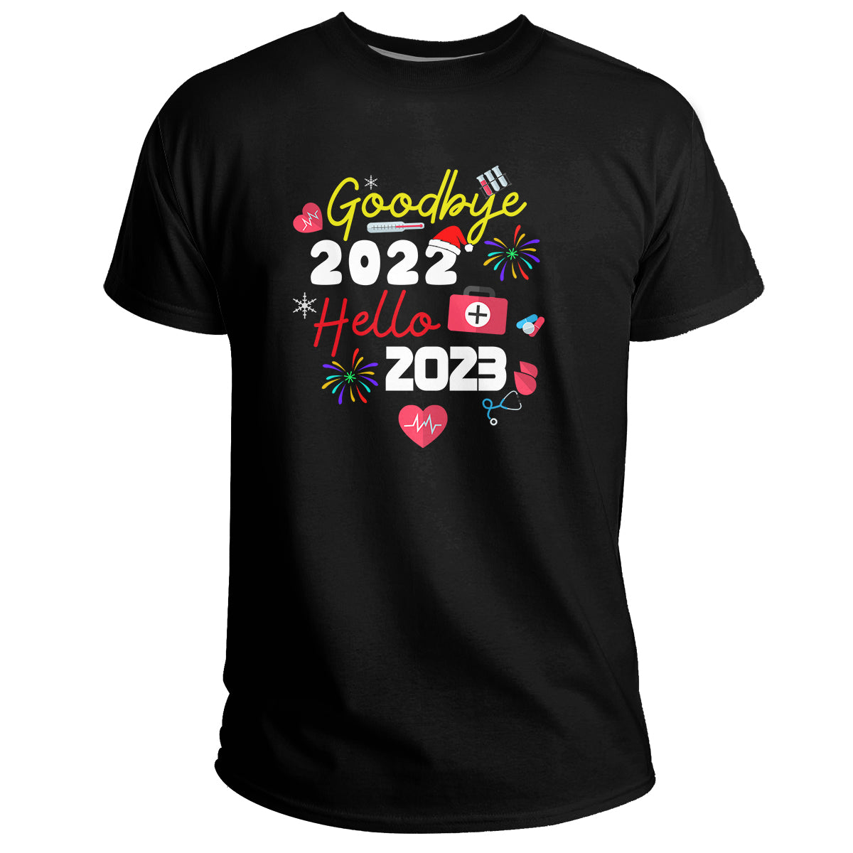 Happy New Year 2023 Nurse Crew Nursing, Nurse T Shirt - Wonder Print Shop