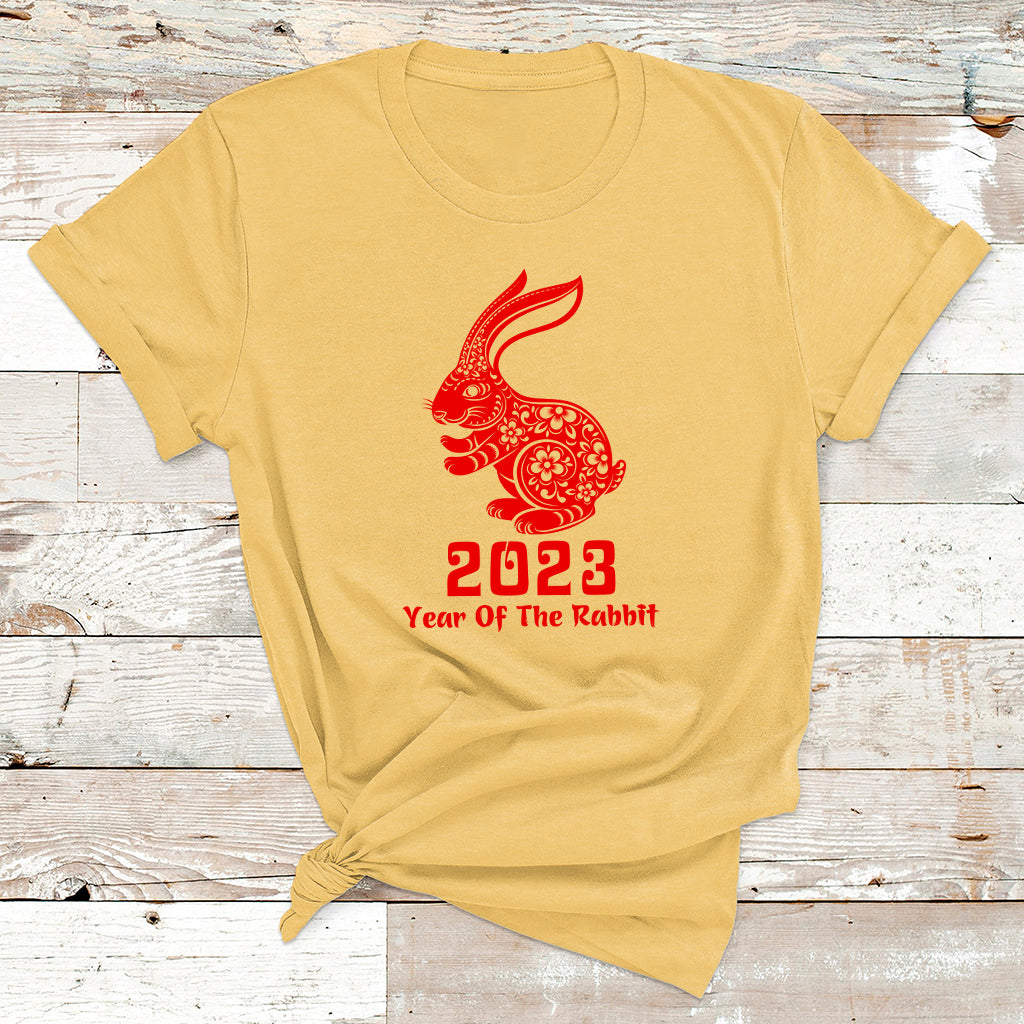 Happy Chinese New Rabbit Year 2023 Year Of The Rabbit T Shirt - Wonder Print Shop