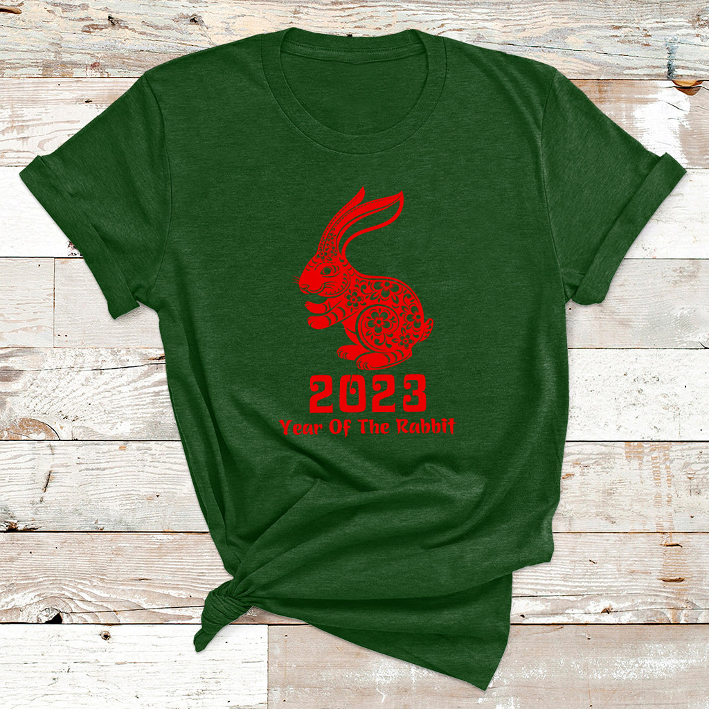 Happy Chinese New Rabbit Year 2023 Year Of The Rabbit T Shirt - Wonder Print Shop
