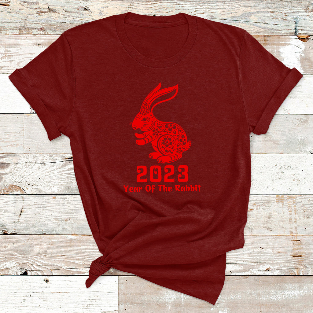 Happy Chinese New Rabbit Year 2023 Year Of The Rabbit T Shirt - Wonder Print Shop