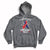 In February I Wear Red And Blue For Heart Warrior CHD Month Hoodie - Wonder Print Shop