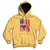 Mothman Cryptid Cryptozoology American Flag Hoodie - Wonder Print Shop