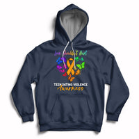 Love Shouldnot Hurt Teen Dating Violence Warrior Butterflies Hoodie - Wonder Print Shop