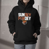 Sundey Fundey Fear Da Tiger Rule The Jungle King Of Da North Hoodie - Wonder Print Shop