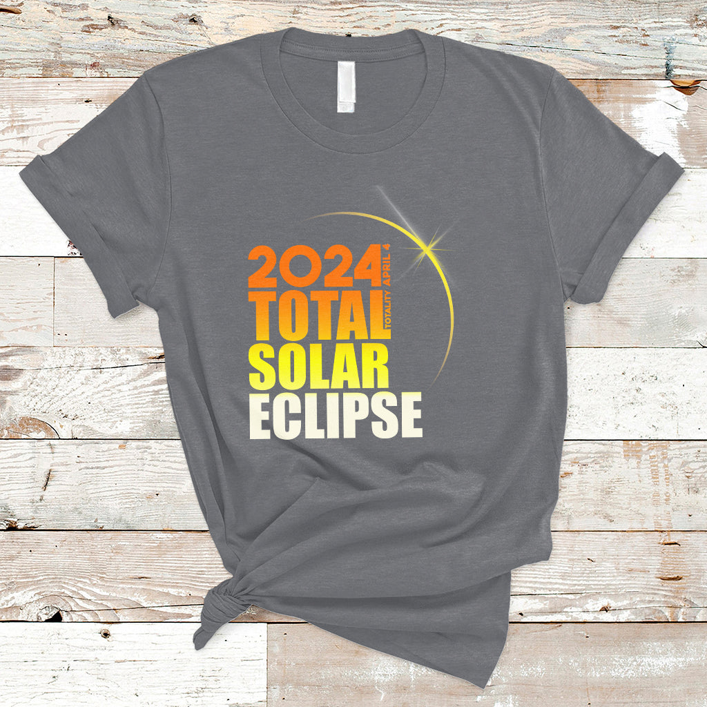 2024 Total Solar Eclipse April 8th 2024 Totality T Shirt - Wonder Print Shop