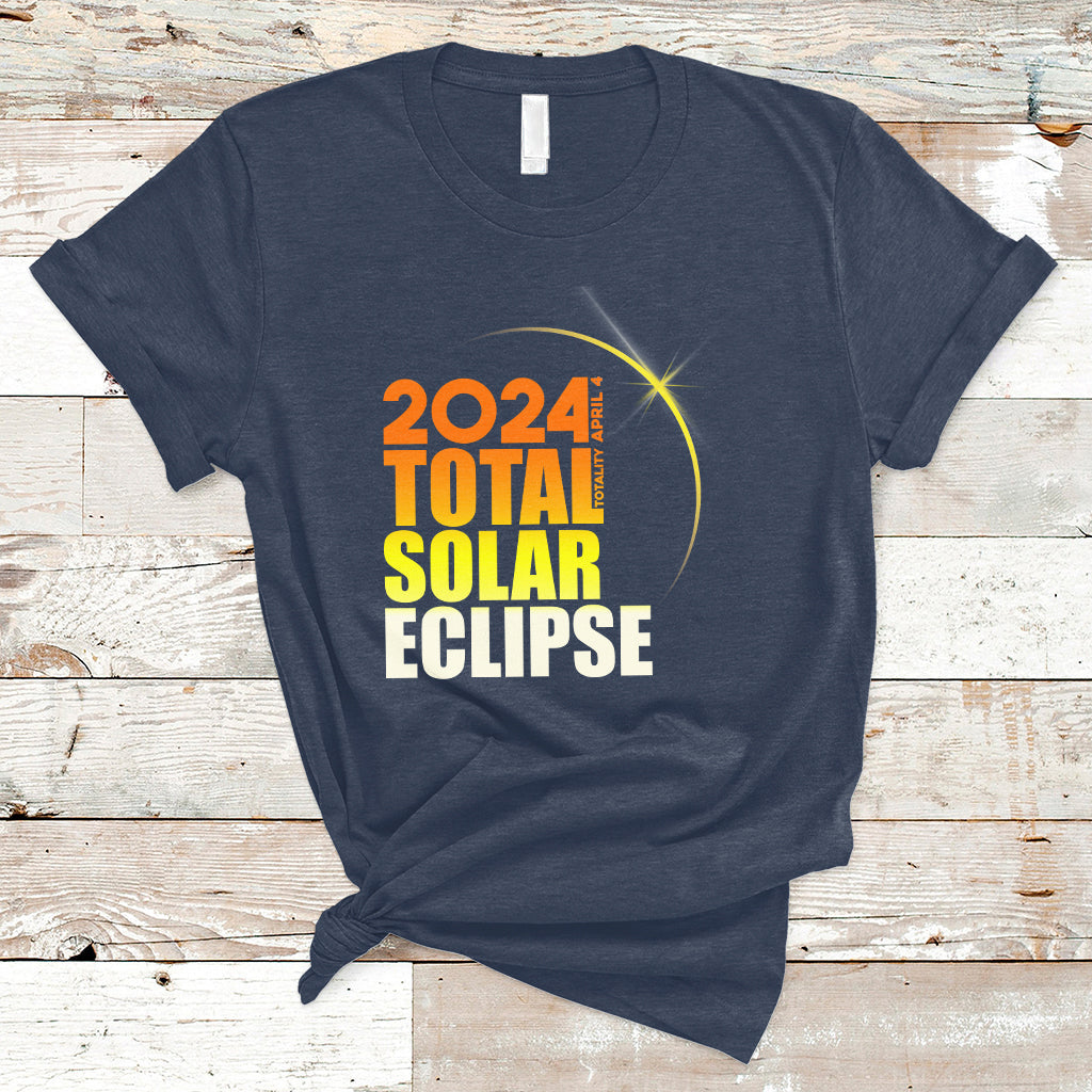 2024 Total Solar Eclipse April 8th 2024 Totality T Shirt - Wonder Print Shop