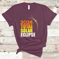 2024 Total Solar Eclipse April 8th 2024 Totality T Shirt - Wonder Print Shop