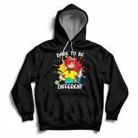 Dare To Be Different Autism Awareness Autistic Boys Support Hoodie - Wonder Print Shop