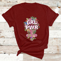 Grl Pwr Girl Power Feminist Women's Day March T Shirt - Wonder Print Shop