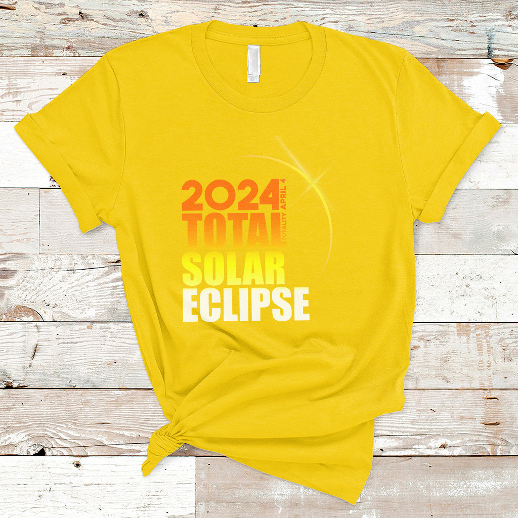 2024 Total Solar Eclipse April 8th 2024 Totality T Shirt - Wonder Print Shop