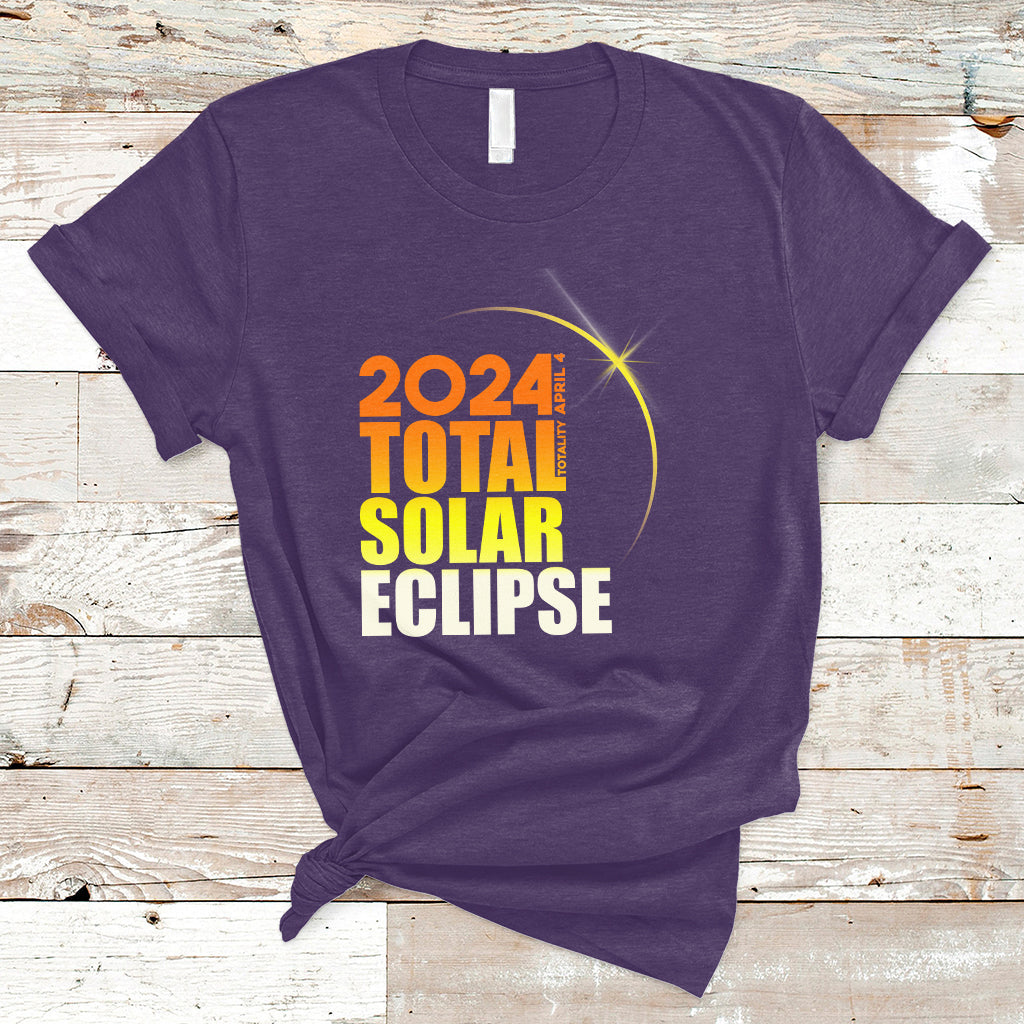 2024 Total Solar Eclipse April 8th 2024 Totality T Shirt - Wonder Print Shop