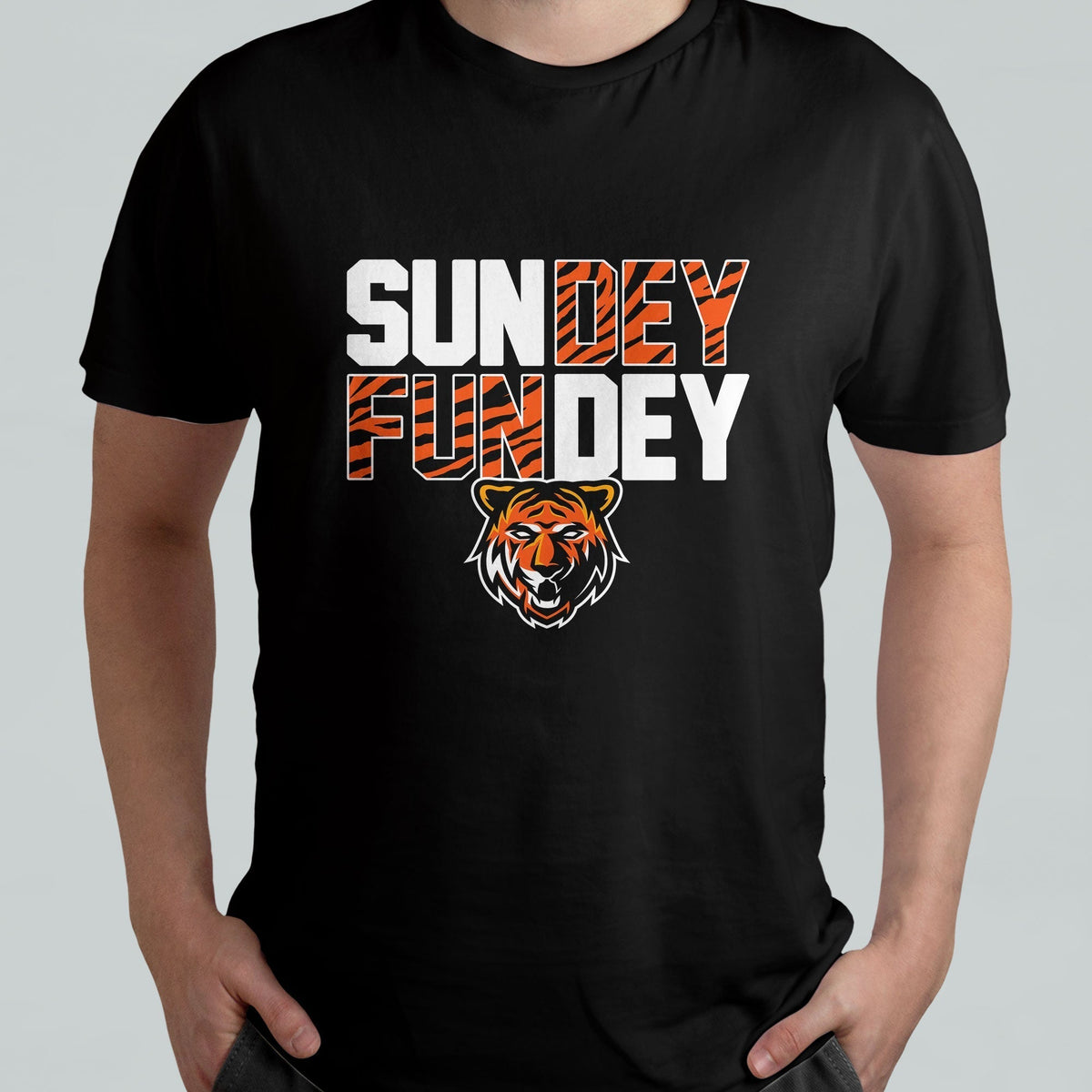Sundey Fundey Fear Da Tiger Rule The Jungle King Of Da North T Shirt - Wonder Print Shop