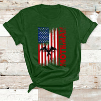 Mothman Cryptid Cryptozoology American Flag T Shirt - Wonder Print Shop