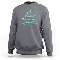 Dragonflies I Believe There Are Angels Among Us Heavenly Sweatshirt - Wonder Print Shop