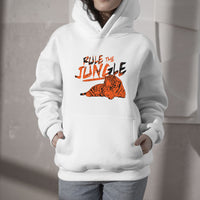 Rule The Jungle Fear Da Tiger King Of The North Sundey Hoodie - Wonder Print Shop