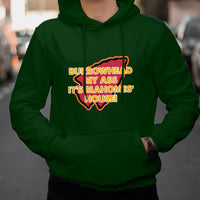 Funny Sarcastic Burrowhead My Ass Mock Hoodie - Wonder Print Shop