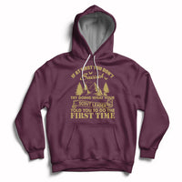 Doing What Your Leader Told You To Do First Time Scouting Camping Outdoors Hoodie - Wonder Print Shop