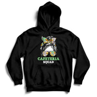 Cafeteria Squad Cafeteria Crew Lunch Lady Messy Bun Hoodie - Wonder Print Shop